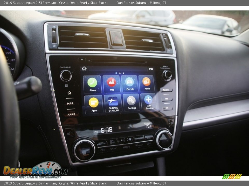 2019 Subaru Legacy 2.5i Premium Crystal White Pearl / Slate Black Photo #19