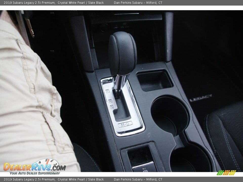 2019 Subaru Legacy 2.5i Premium Crystal White Pearl / Slate Black Photo #22