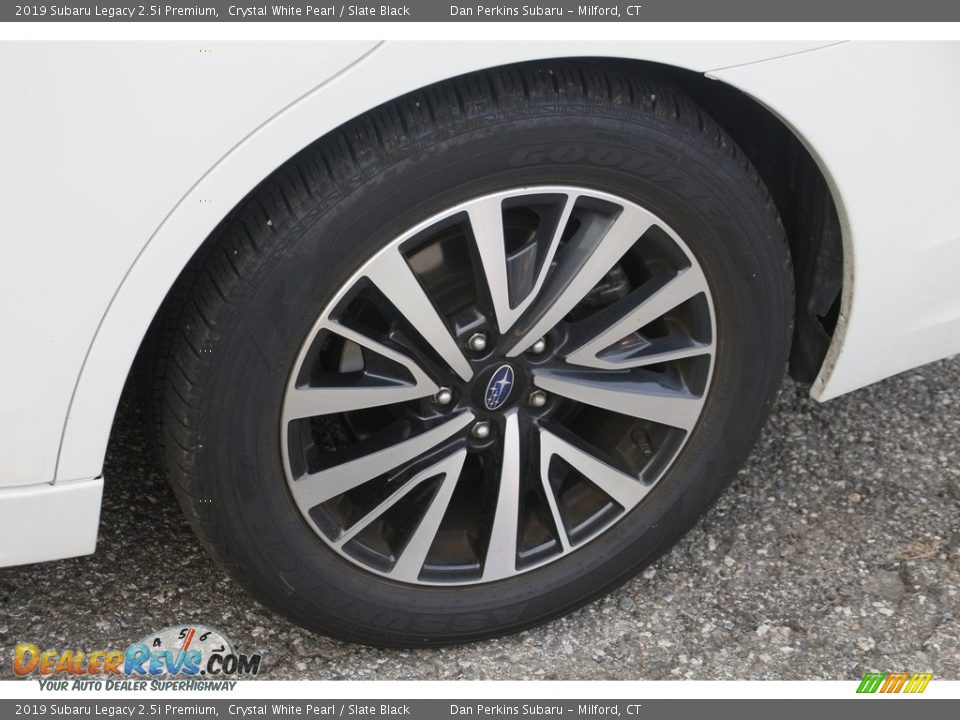 2019 Subaru Legacy 2.5i Premium Crystal White Pearl / Slate Black Photo #25