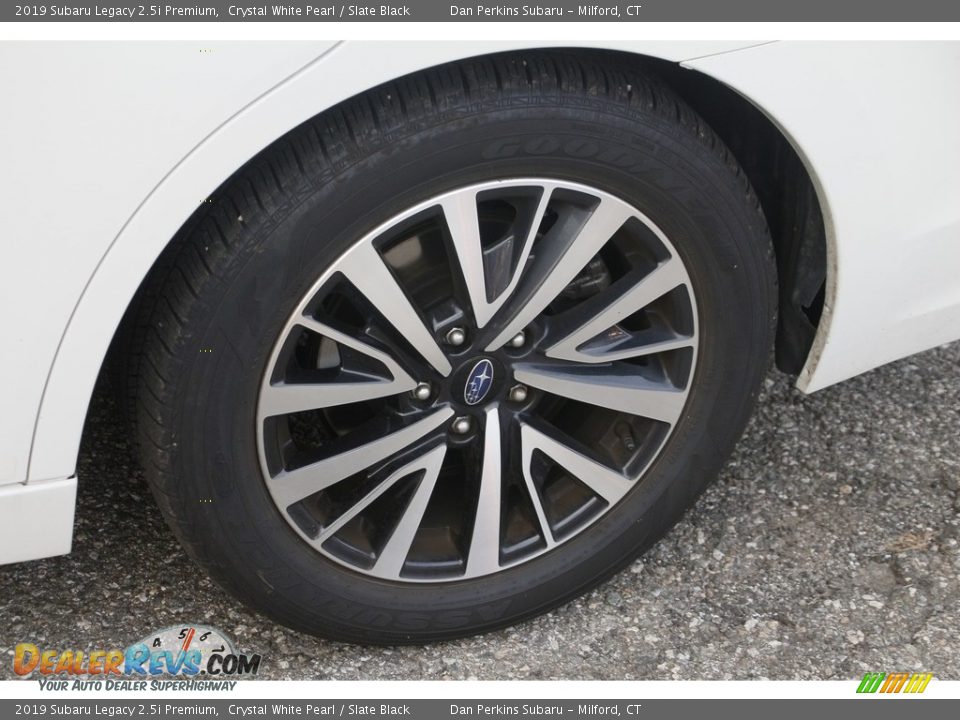 2019 Subaru Legacy 2.5i Premium Crystal White Pearl / Slate Black Photo #26