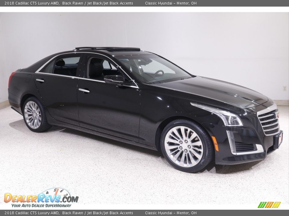 2018 Cadillac CTS Luxury AWD Black Raven / Jet Black/Jet Black Accents Photo #1