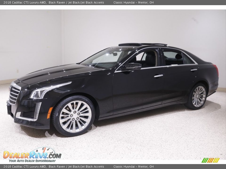 2018 Cadillac CTS Luxury AWD Black Raven / Jet Black/Jet Black Accents Photo #3