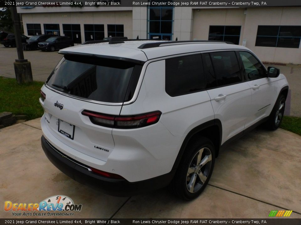 2021 Jeep Grand Cherokee L Limited 4x4 Bright White / Black Photo #5
