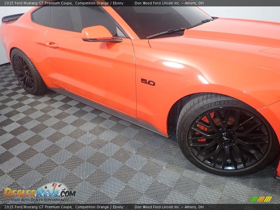 2015 Ford Mustang GT Premium Coupe Competition Orange / Ebony Photo #5