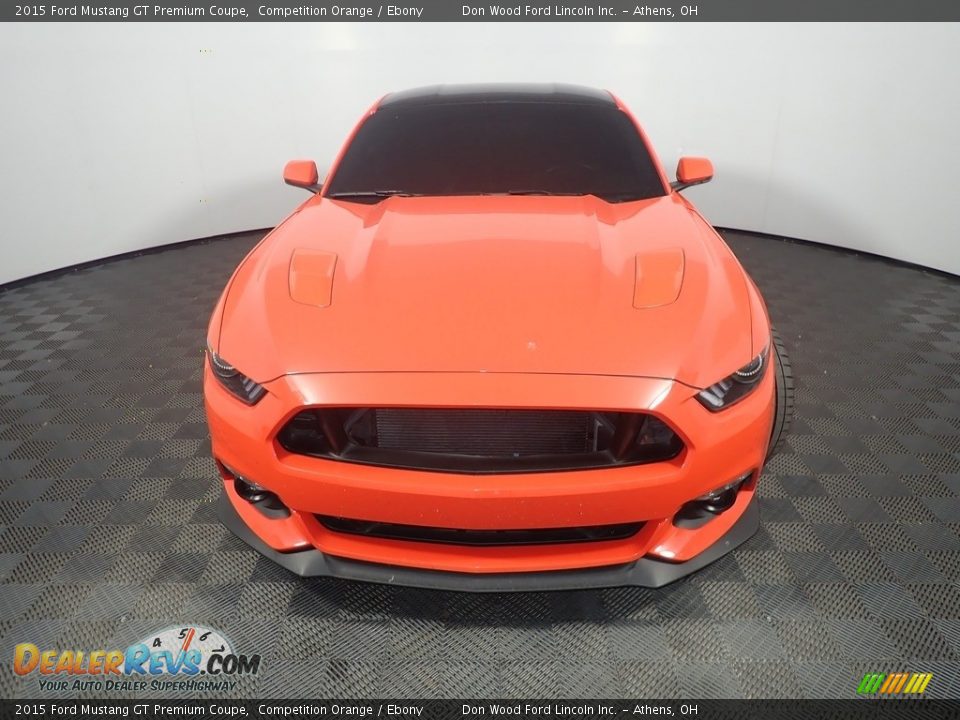 2015 Ford Mustang GT Premium Coupe Competition Orange / Ebony Photo #6