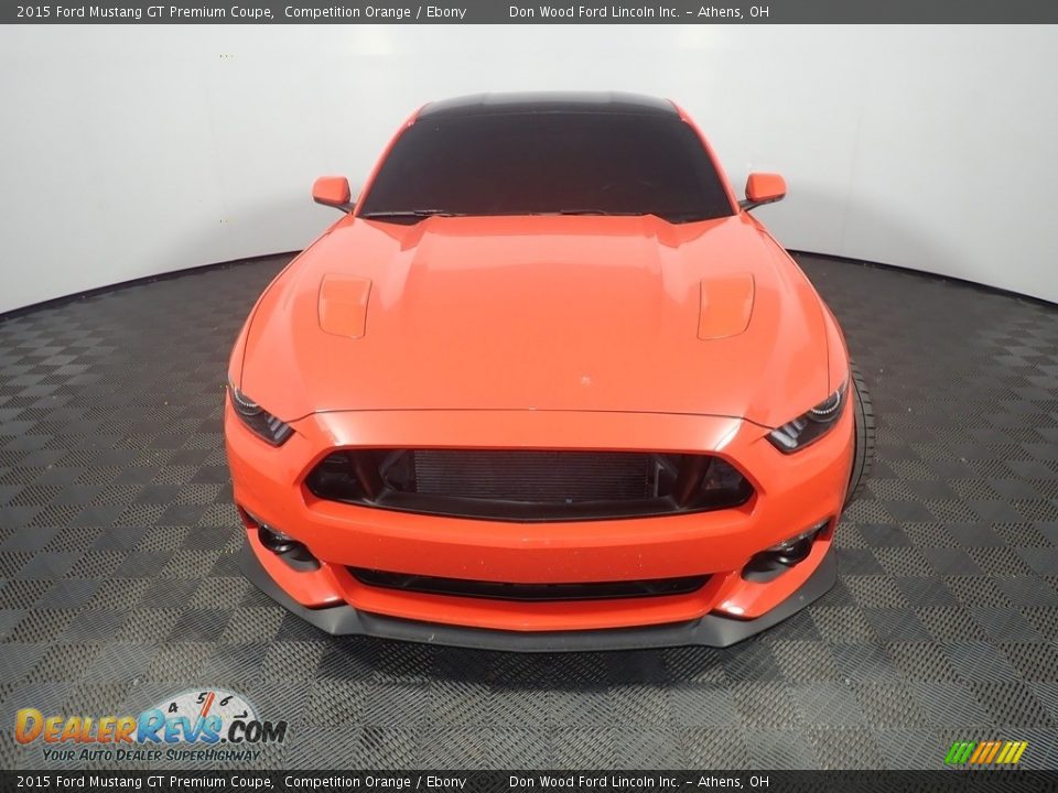 2015 Ford Mustang GT Premium Coupe Competition Orange / Ebony Photo #6