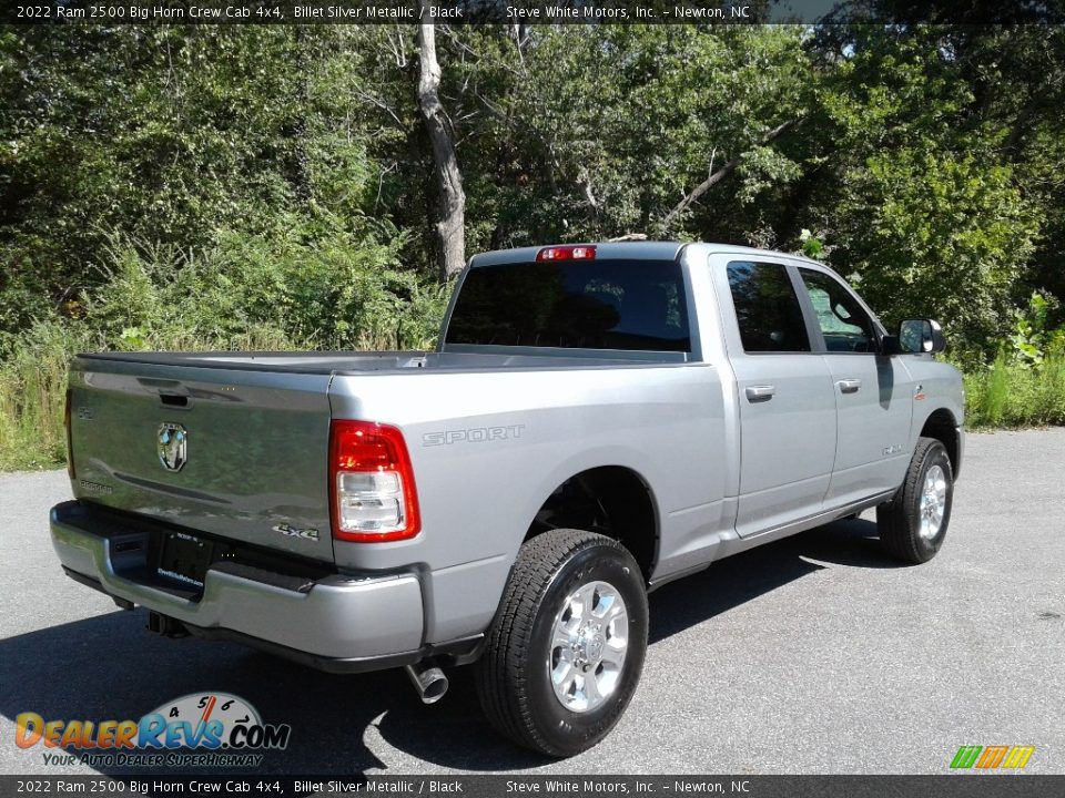 2022 Ram 2500 Big Horn Crew Cab 4x4 Billet Silver Metallic / Black Photo #6