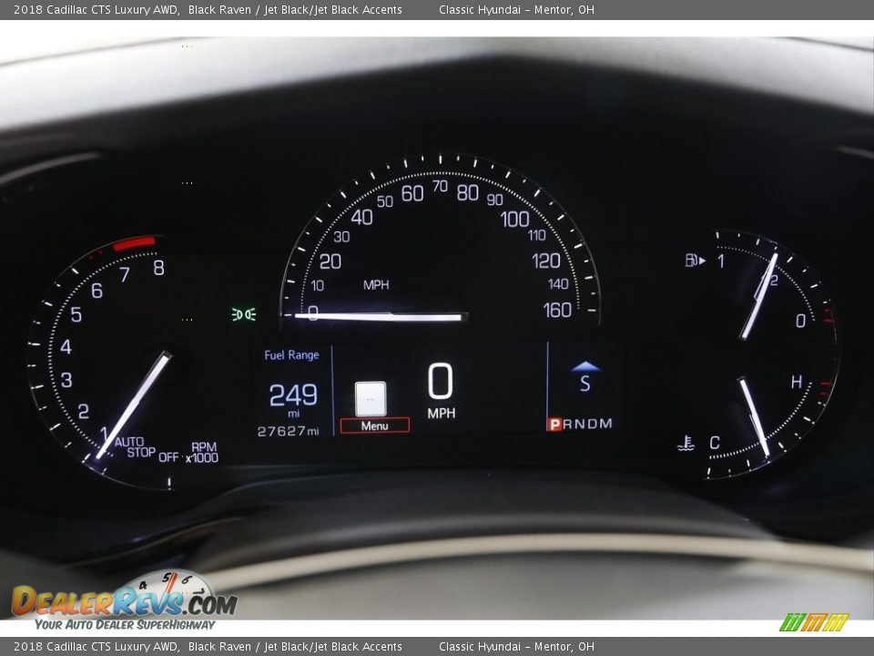 2018 Cadillac CTS Luxury AWD Black Raven / Jet Black/Jet Black Accents Photo #8