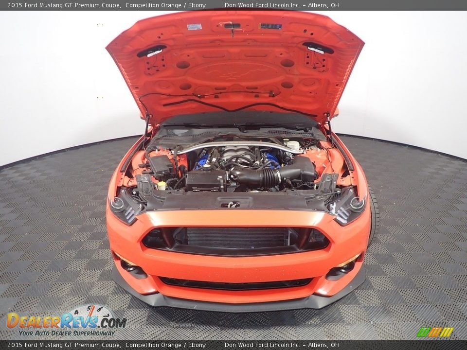 2015 Ford Mustang GT Premium Coupe Competition Orange / Ebony Photo #7