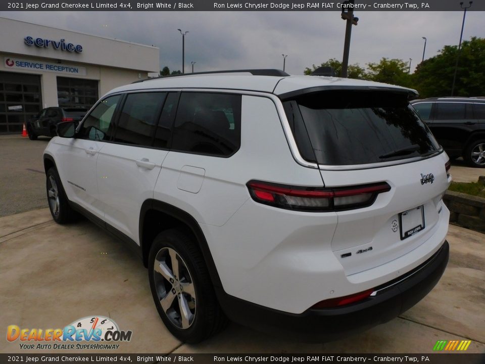 2021 Jeep Grand Cherokee L Limited 4x4 Bright White / Black Photo #8