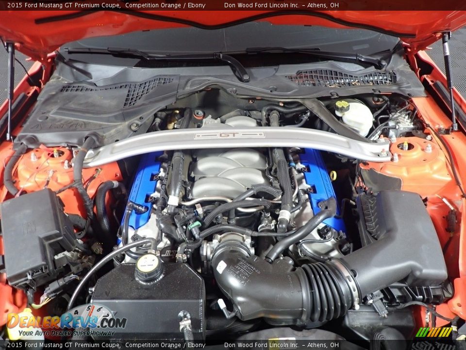 2015 Ford Mustang GT Premium Coupe Competition Orange / Ebony Photo #8