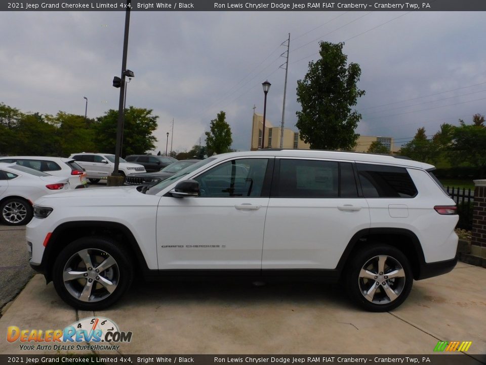 2021 Jeep Grand Cherokee L Limited 4x4 Bright White / Black Photo #9