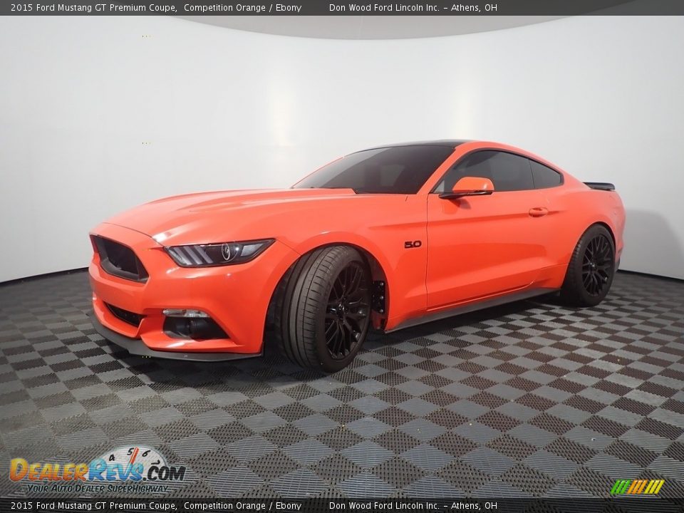 2015 Ford Mustang GT Premium Coupe Competition Orange / Ebony Photo #9