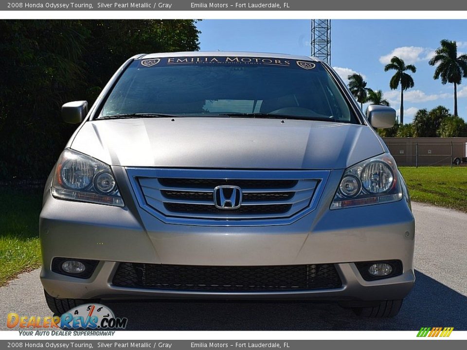 2008 Honda Odyssey Touring Silver Pearl Metallic / Gray Photo #10