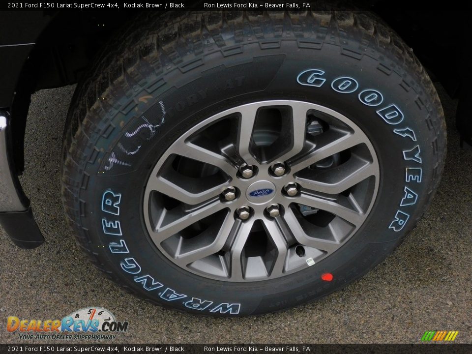 2021 Ford F150 Lariat SuperCrew 4x4 Kodiak Brown / Black Photo #10