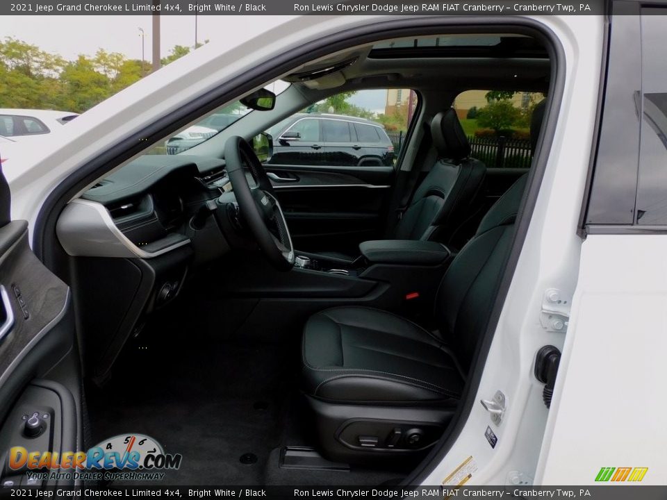 2021 Jeep Grand Cherokee L Limited 4x4 Bright White / Black Photo #11