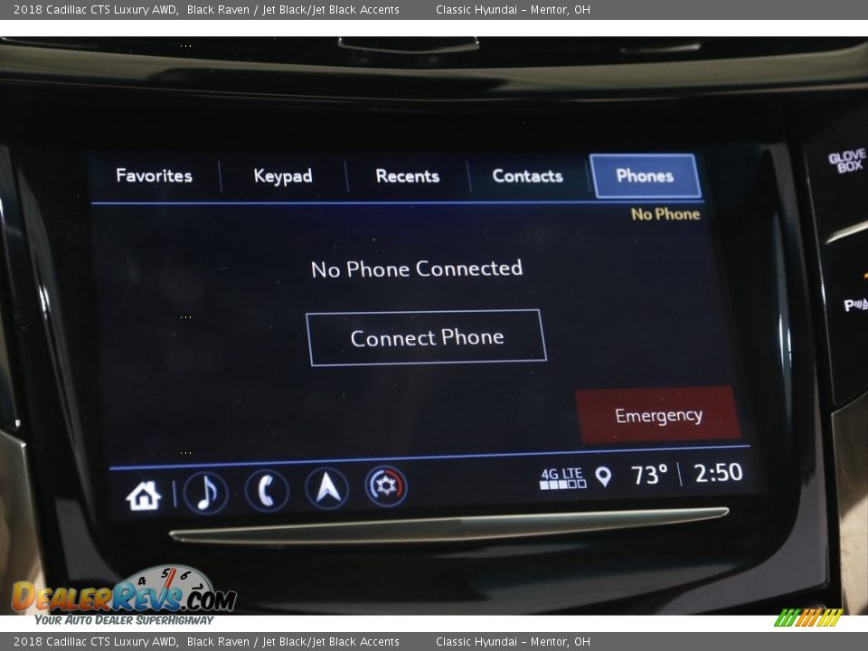 2018 Cadillac CTS Luxury AWD Black Raven / Jet Black/Jet Black Accents Photo #12