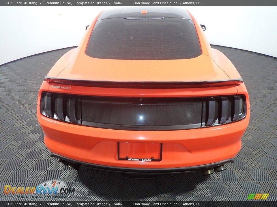 2015 Ford Mustang GT Premium Coupe Competition Orange / Ebony Photo #14