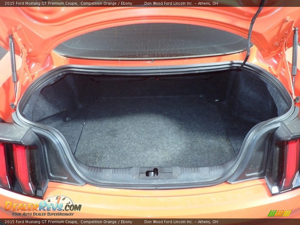 2015 Ford Mustang GT Premium Coupe Competition Orange / Ebony Photo #16