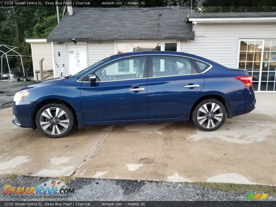 Deep Blue Pearl 2016 Nissan Sentra SL Photo #7