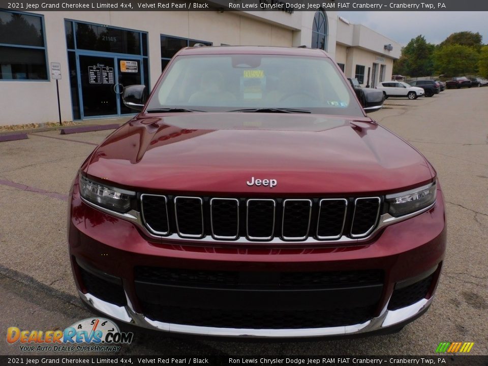 2021 Jeep Grand Cherokee L Limited 4x4 Velvet Red Pearl / Black Photo #2