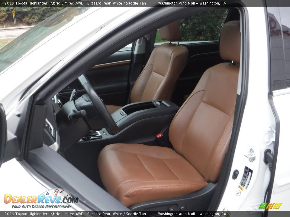 Front Seat of 2019 Toyota Highlander Hybrid Limited AWD Photo #22