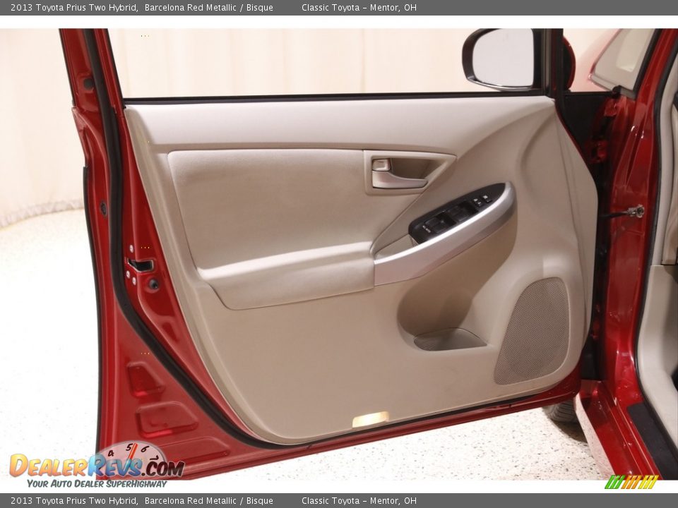 2013 Toyota Prius Two Hybrid Barcelona Red Metallic / Bisque Photo #4