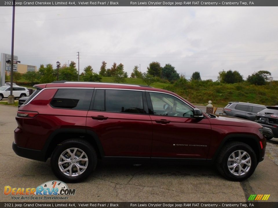 2021 Jeep Grand Cherokee L Limited 4x4 Velvet Red Pearl / Black Photo #4