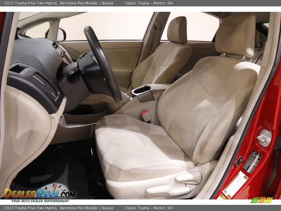 2013 Toyota Prius Two Hybrid Barcelona Red Metallic / Bisque Photo #5