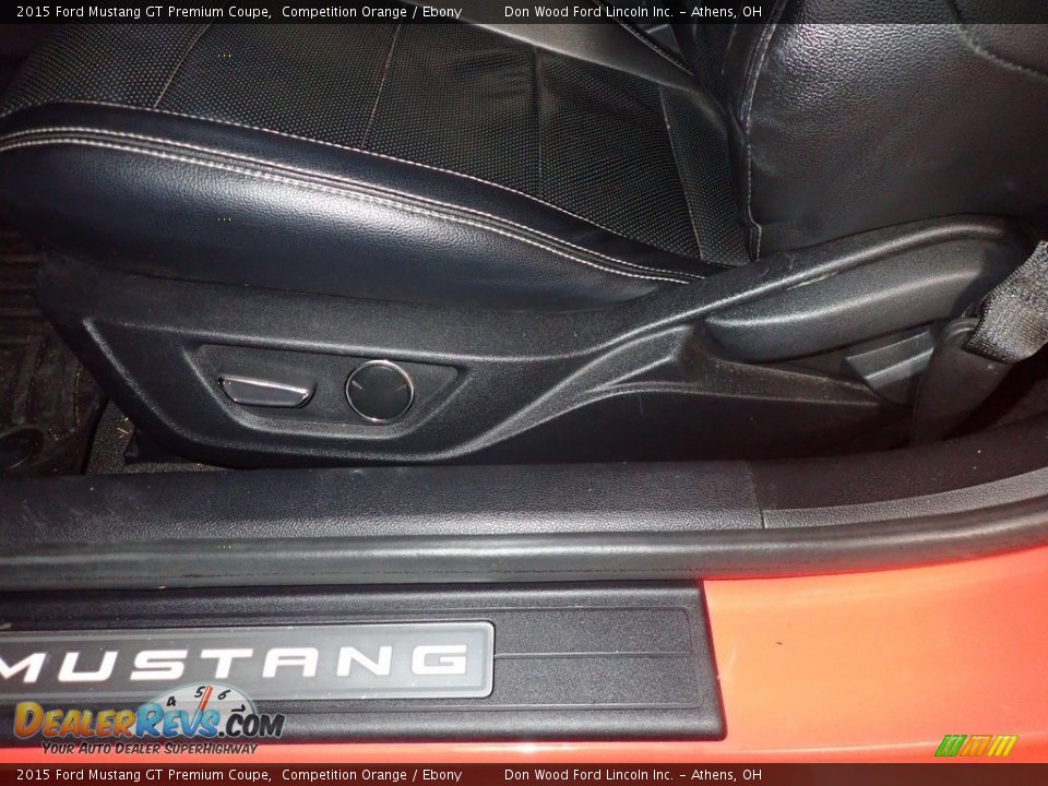 2015 Ford Mustang GT Premium Coupe Competition Orange / Ebony Photo #23