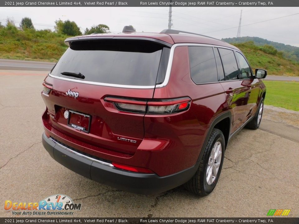 2021 Jeep Grand Cherokee L Limited 4x4 Velvet Red Pearl / Black Photo #5
