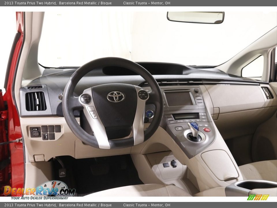 2013 Toyota Prius Two Hybrid Barcelona Red Metallic / Bisque Photo #6