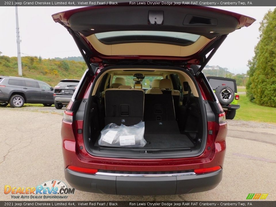 2021 Jeep Grand Cherokee L Limited 4x4 Velvet Red Pearl / Black Photo #7