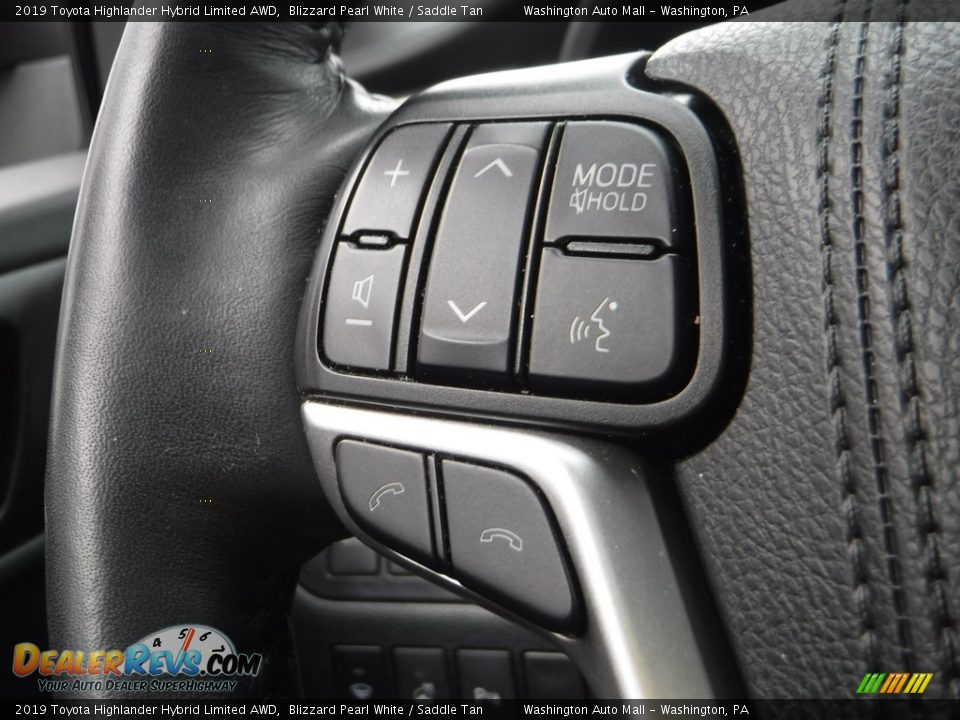 2019 Toyota Highlander Hybrid Limited AWD Steering Wheel Photo #27