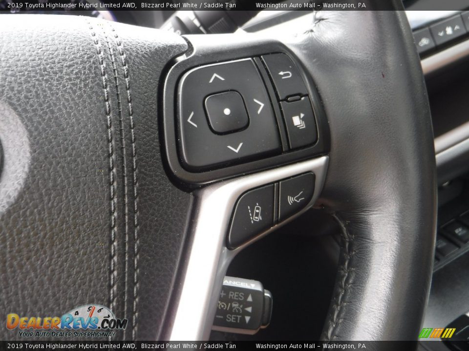2019 Toyota Highlander Hybrid Limited AWD Steering Wheel Photo #28