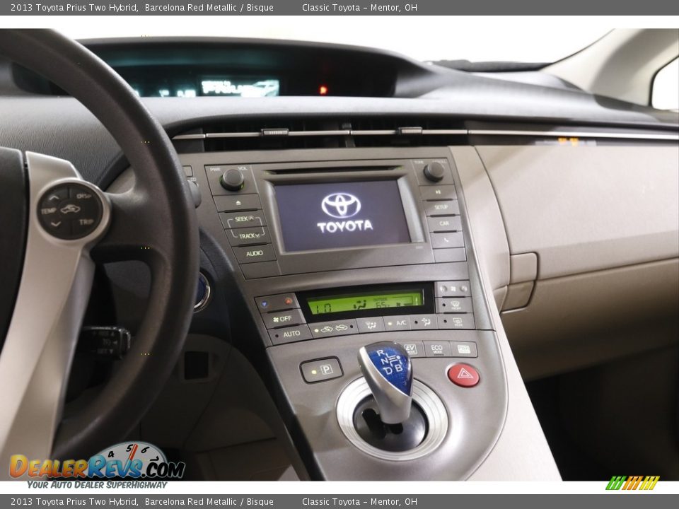 2013 Toyota Prius Two Hybrid Barcelona Red Metallic / Bisque Photo #9
