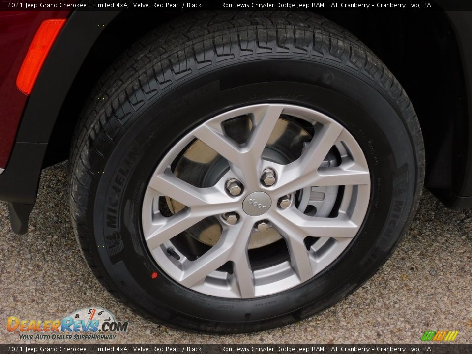 2021 Jeep Grand Cherokee L Limited 4x4 Velvet Red Pearl / Black Photo #10