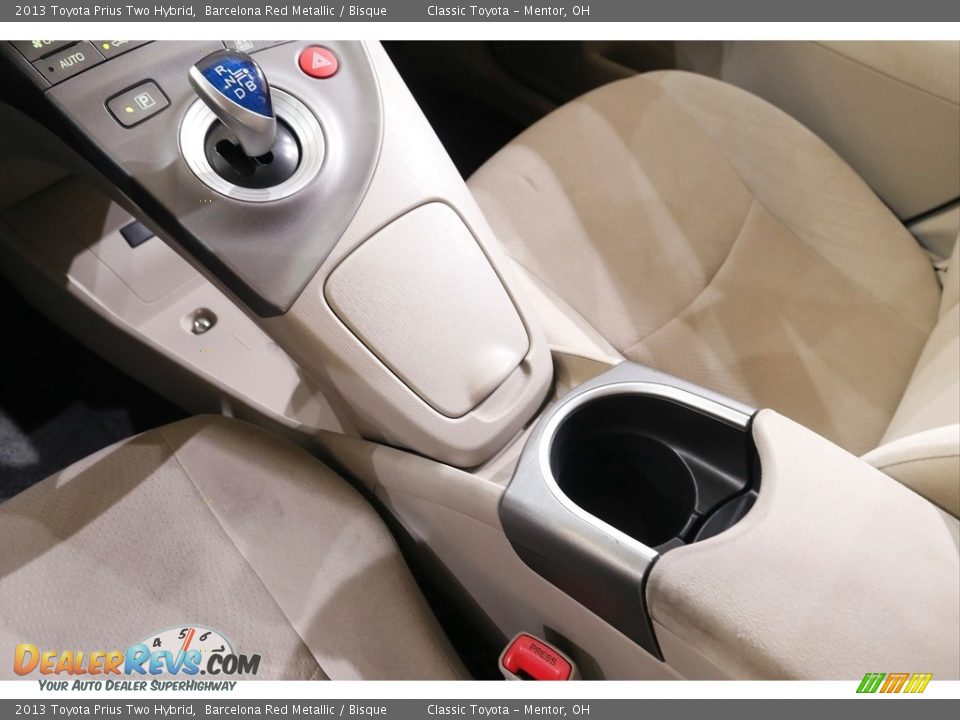 2013 Toyota Prius Two Hybrid Barcelona Red Metallic / Bisque Photo #12