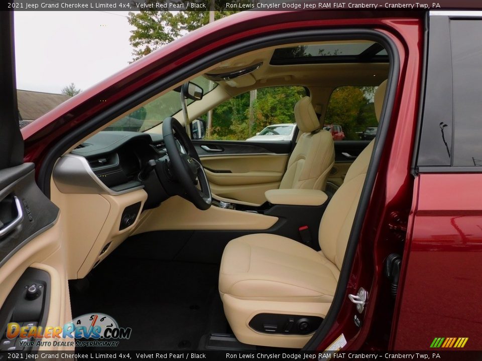 2021 Jeep Grand Cherokee L Limited 4x4 Velvet Red Pearl / Black Photo #11