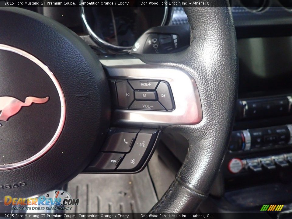 2015 Ford Mustang GT Premium Coupe Competition Orange / Ebony Photo #30
