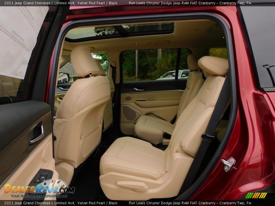 2021 Jeep Grand Cherokee L Limited 4x4 Velvet Red Pearl / Black Photo #12
