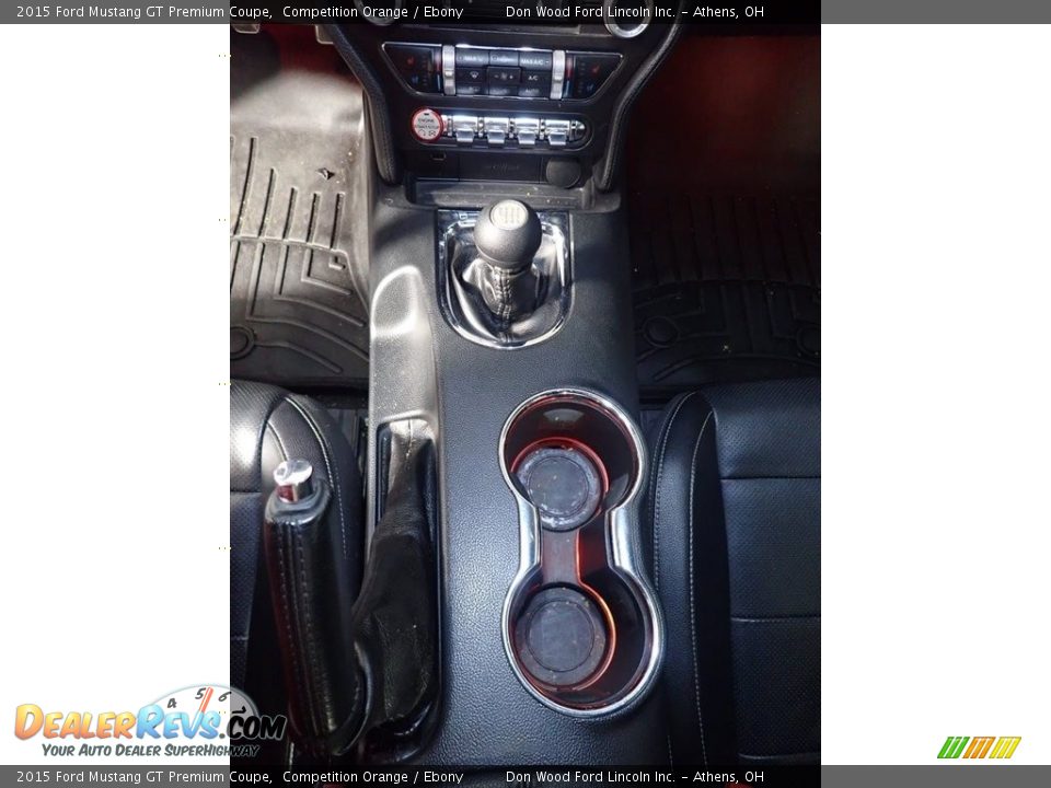 2015 Ford Mustang GT Premium Coupe Competition Orange / Ebony Photo #32