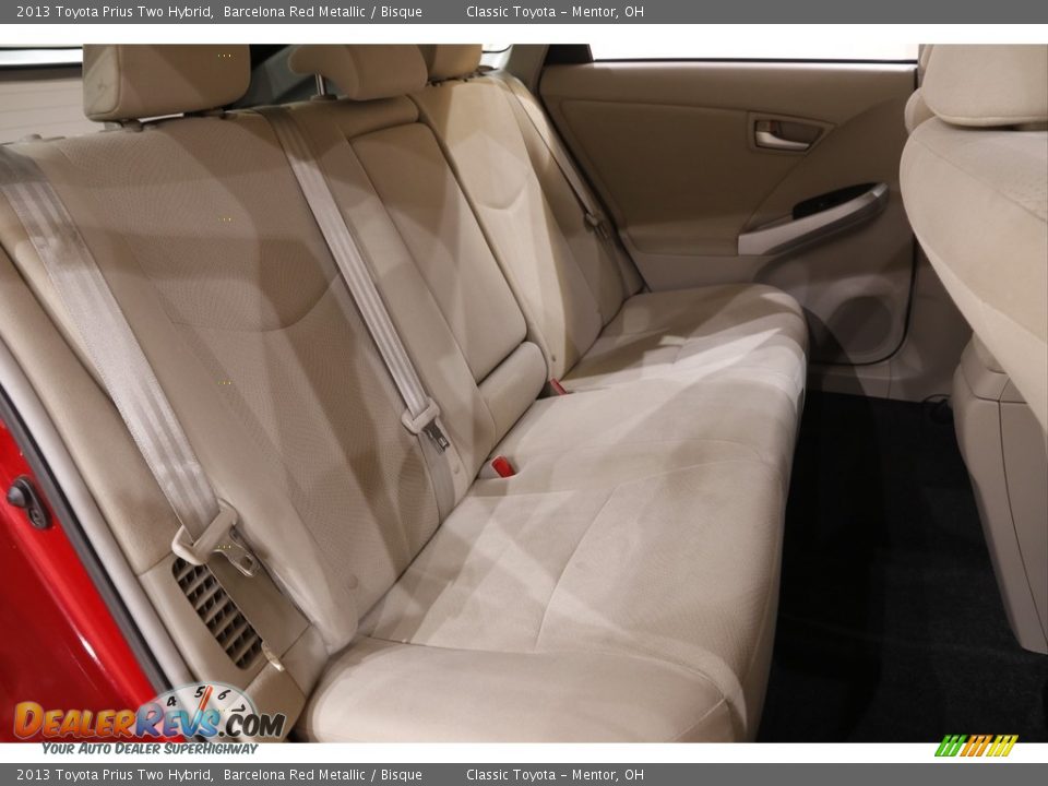 2013 Toyota Prius Two Hybrid Barcelona Red Metallic / Bisque Photo #15