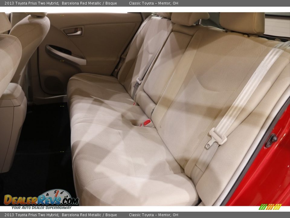 2013 Toyota Prius Two Hybrid Barcelona Red Metallic / Bisque Photo #16