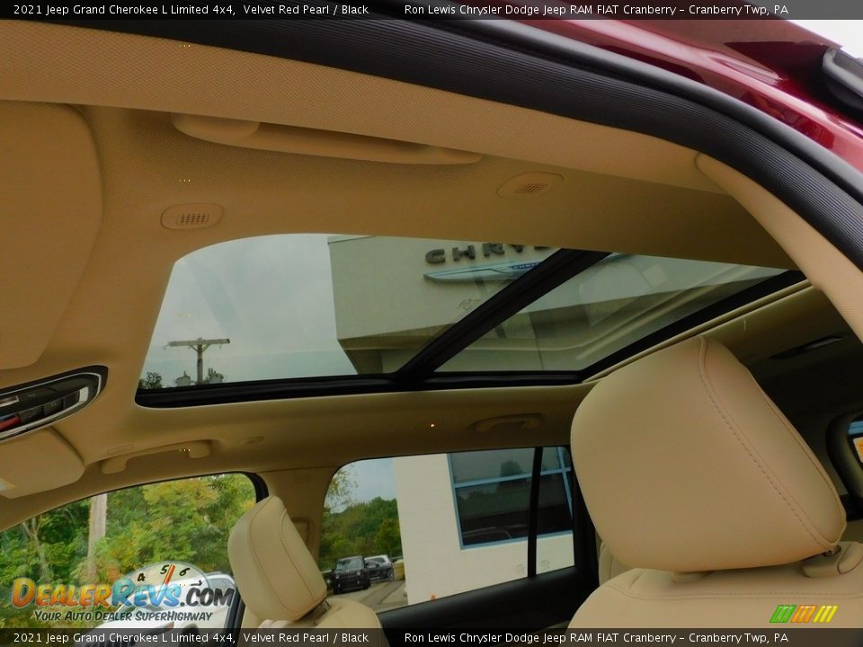 2021 Jeep Grand Cherokee L Limited 4x4 Velvet Red Pearl / Black Photo #16