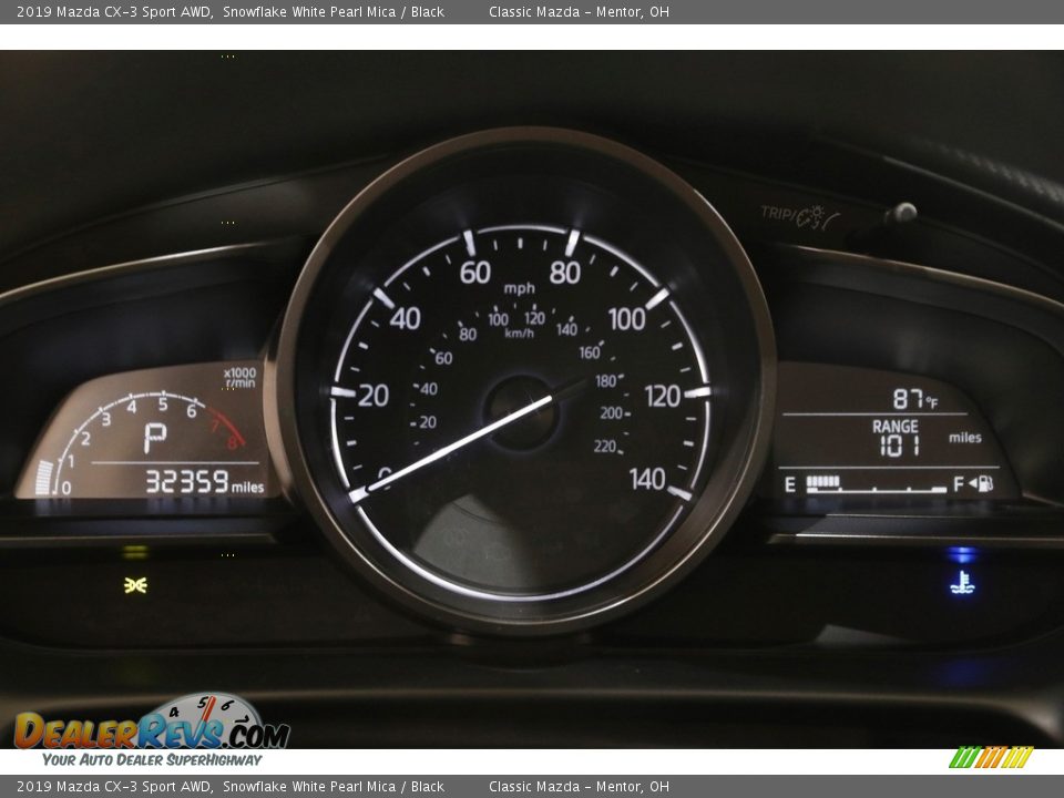 2019 Mazda CX-3 Sport AWD Snowflake White Pearl Mica / Black Photo #8
