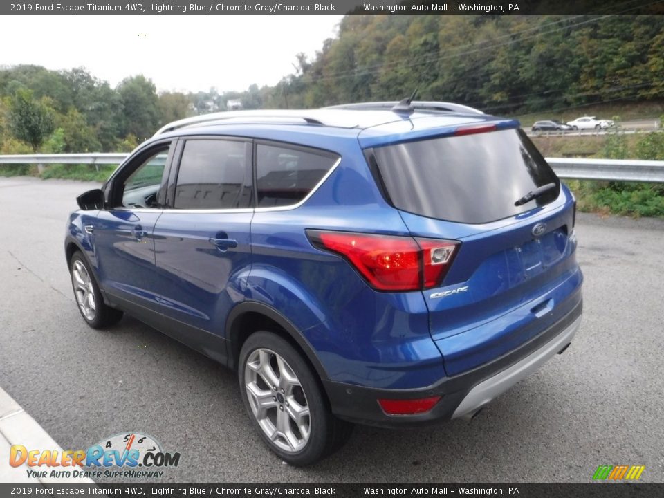 2019 Ford Escape Titanium 4WD Lightning Blue / Chromite Gray/Charcoal Black Photo #15