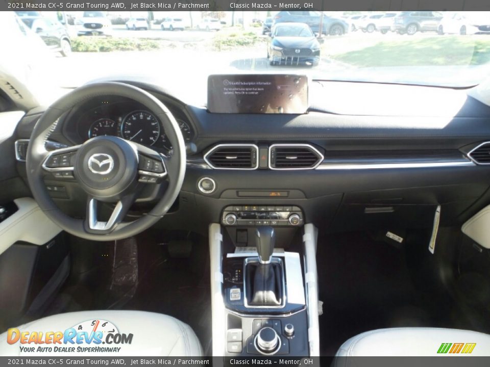 2021 Mazda CX-5 Grand Touring AWD Jet Black Mica / Parchment Photo #3