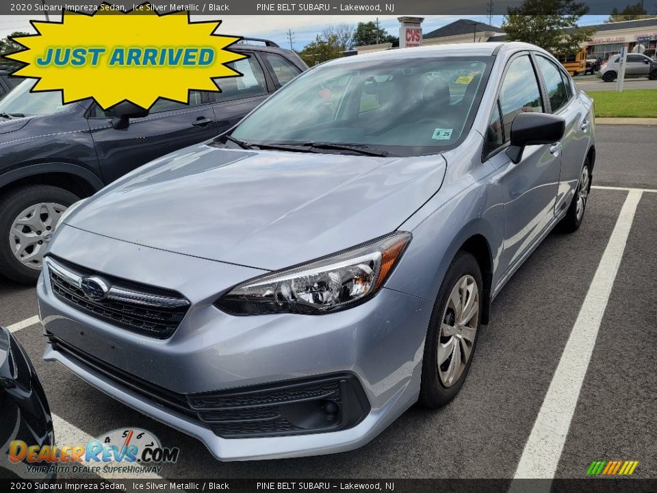 2020 Subaru Impreza Sedan Ice Silver Metallic / Black Photo #1