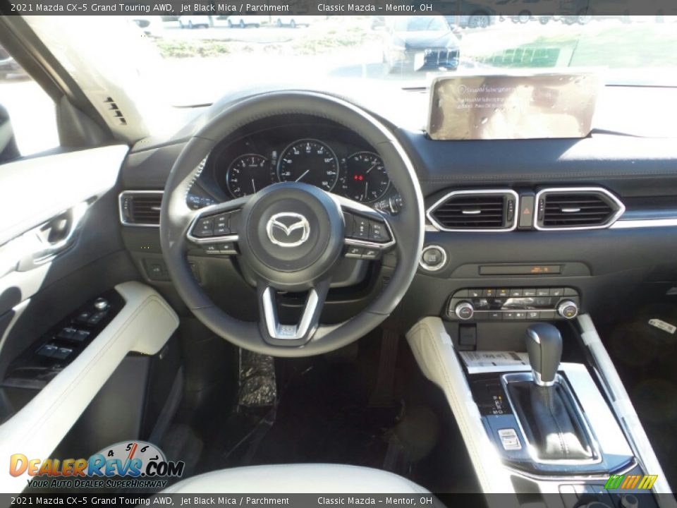 2021 Mazda CX-5 Grand Touring AWD Jet Black Mica / Parchment Photo #4